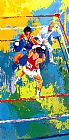 Leroy Neiman Olympic Boxing Moscow 1980 painting
